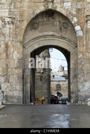 Portes de Jérusalem,St Stephen's Gate Banque D'Images