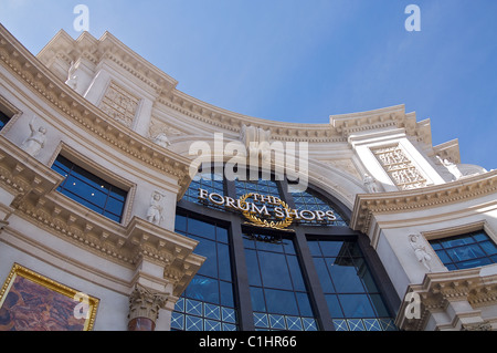 Détails de l'architecture au-dessus d'une entrée au Forum Shops at Caesars Palace, Las Vegas Banque D'Images