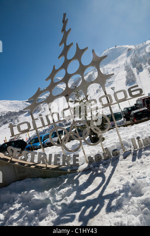 Sestriere, italie Banque D'Images