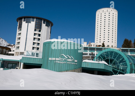 Sestriere, italie Banque D'Images