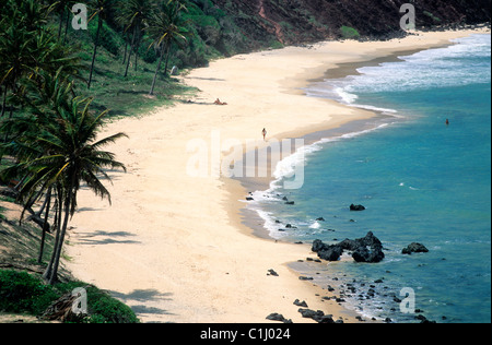 Brésil, Rio Grande do Norte, côte Sud de Natal, Praia da Pipa, la plage do Amor Banque D'Images