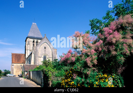 France, Loir et Cher, Troo, église Banque D'Images