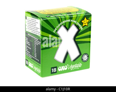 Oxo cubes de légumes Banque D'Images