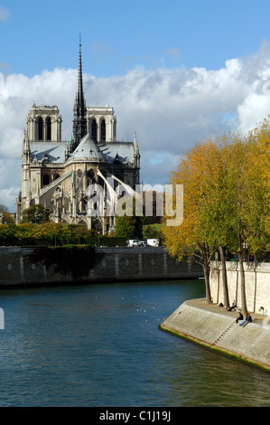 France, Paris, Notre Dame Banque D'Images