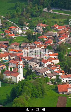 Bovec, vallée de la soca, Slovénie Banque D'Images