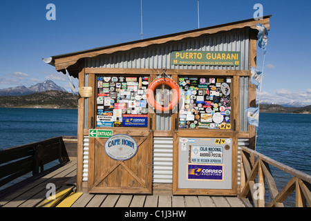 Parc national,,, Tierra del Fuego, post, office, Banque D'Images