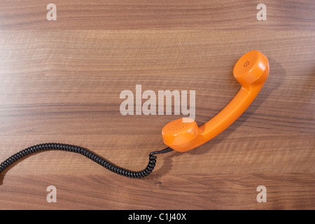 Récepteur du téléphone Banque D'Images