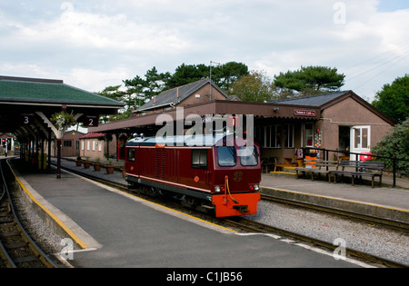 Locomotive diesel,douglas ferreira,nether wasdale, Seascale et eskdale railway,cumbria,uk Banque D'Images