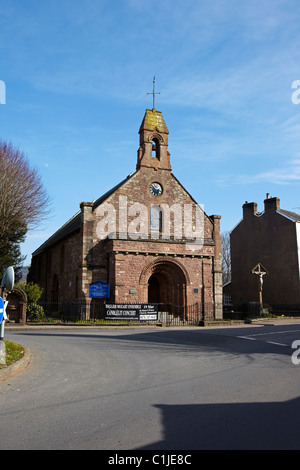 L'église de Saint Thomas le Martyr, Monmouth, Wales, UK Banque D'Images