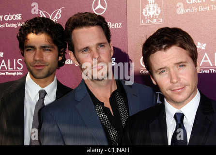 Adrian Grenier, Kevin Dillon, Kevin Connolly 8e Chrysalis Butterfly Ball qui a eu lieu à une résidence privée - Arrivées Los Banque D'Images