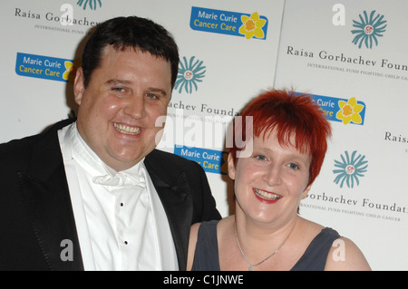 Peter Kay Raisa Gorbachev Foundation quatrième gala annuel de financement d'un souper au goujon House, Londres, Angleterre Hampton Court - Banque D'Images