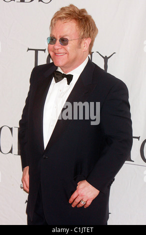 Elton John Le 63e Tony Awards tenue au Radio City Music Hall - Salle de New York City, USA - 10.07.09 Banque D'Images