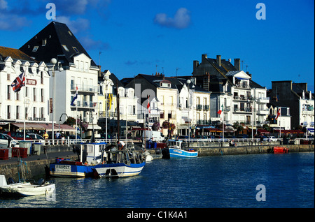 France, Loire Atlantique, de la Côte d'Amour (Love's Coast), le Pouliguen Banque D'Images