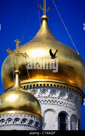 La Russie, Moscou, le Kremlin inscrite au Patrimoine Mondial de l'UNESCO, la cathédrale de l'Annonciation Banque D'Images