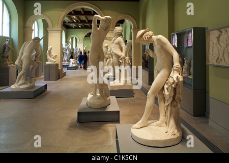 France, Bouches du Rhone, Aix en Provence, Musée Granet, statues en plâtre Banque D'Images