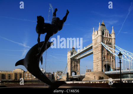 Royaume-uni, Londres, le Tower Bridge Banque D'Images