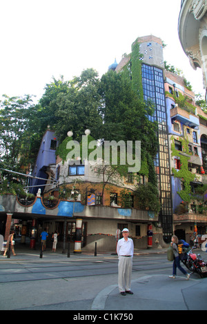 Hundertwasserhaus à Vienne Banque D'Images