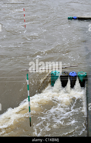 White Water Sports Centre National de l'eau de l'Holme Pierrepont Nottingham Banque D'Images