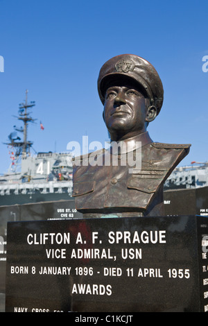 Clifton A F Sprague US Naval Monument, San Diego, California, USA Banque D'Images