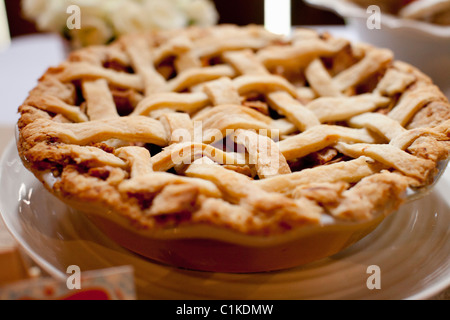 Tarte aux pommes Banque D'Images