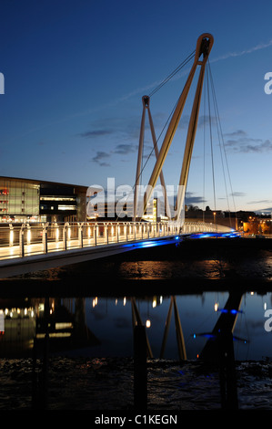 Passerelle de la ville de Newport Banque D'Images