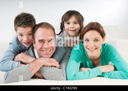 Portrait de famille Banque D'Images