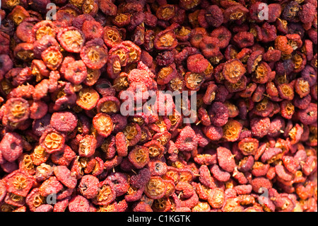 Fruits secs, Chuandixia Village, Mentougou District, Beijing, Chine Banque D'Images