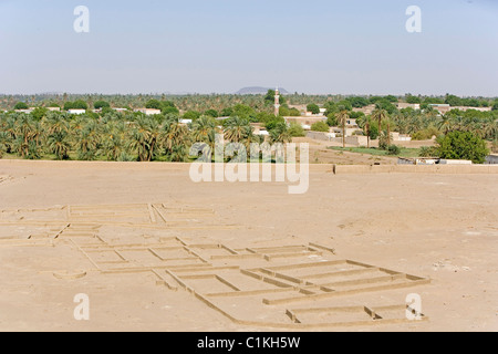Soudan Nubie haute provinces Ash-Shamaliya désert de Nubie (Sahara oriental) un musée en cours de réalisation devrait ouvrir ses portes en 2006 Banque D'Images