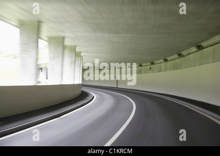 Tunnel routier, Val-d'Isère, Savoie, Rhone-Alpes, France Banque D'Images