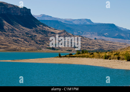 Vélo14,16,20, Sylvan Pass,Buffalo Bill State Park, forêt nationale de Shoshone & River,Cody Stampede Rodeo,,,Stade, Wyoming, USA Banque D'Images
