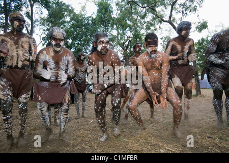 Danse autochtone. Laura, Queensland, Australie Banque D'Images