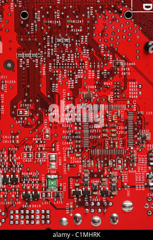 Circuit imprimé - carte graphique Gainward Banque D'Images
