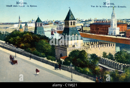 Vue générale de la ville de Moscou du Kremlin. La Russie Banque D'Images