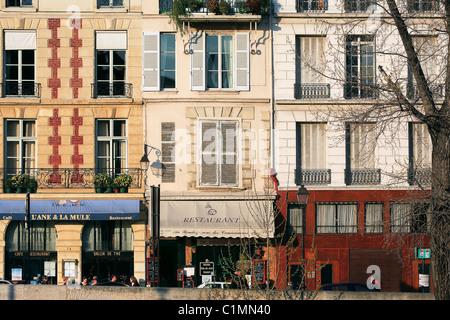 France, Paris, Quai des Orfevres (Quai des Orfèvres) Banque D'Images