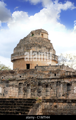 Caracol observatoire maya Chichen Itza Mexique Yucatan Banque D'Images