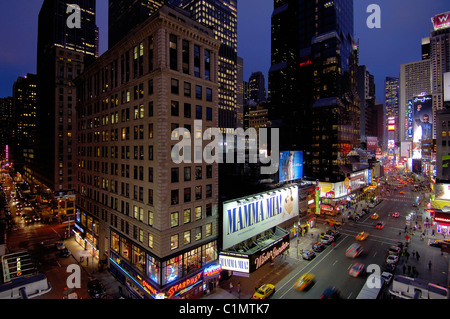 United States, New York, Manhattan, 50ème rue et Broadway, près de Times Square Banque D'Images