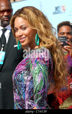 Beyonce Knowles BET Awards 2009 qui a eu lieu au Shrine Auditorium - Arrivées Los Angeles, Californie - 28.06.09 : .com Banque D'Images