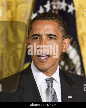 Le président américain Barack Obama rencontre les leaders de l'homme civil gay Washington DC, USA - 29.06.09 : Banque D'Images