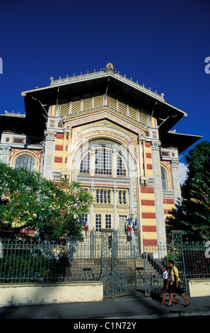 La France, Martinique, Fort-de-France, par l'architecte de la bibliothèque Schoelcher Pierre-Henri Picq en 1890 Banque D'Images