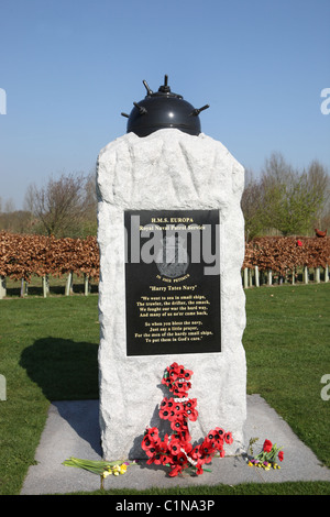 Le HMS Europa Memorial National Memorial Arboretum Banque D'Images