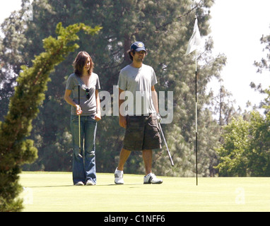 Adrien Grenier joue un tour au Roosevelt Golf Los Angeles, Californie - 02.07.09 Banque D'Images