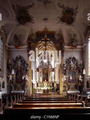 Volkach, Bartholomäus Église Stadtpfarrkirche St. Banque D'Images