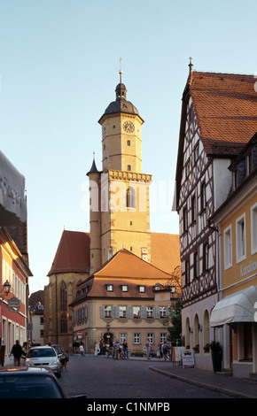 Volkach, Bartholomäus Église Stadtpfarrkirche St. Banque D'Images