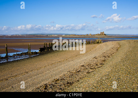 L'île de Piel de South Walney beach Banque D'Images