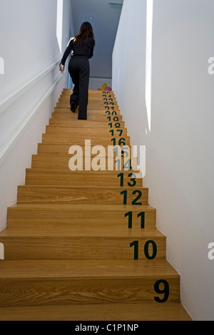 La municipalité de Beijing Chine Shuigan commune par le Great Wall hotel est une collection privée de l'architecture contemporaine Banque D'Images