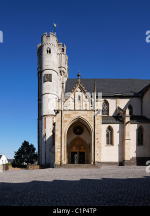 Münstermaifeld Schwanenburg, Saint Martin und St. Severus Banque D'Images