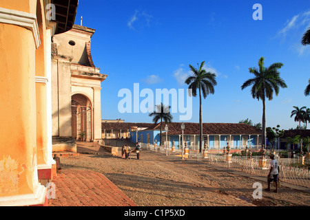 Cuba, Trinité Plaza Mayor, inscrite au Patrimoine Mondial de l'UNESCO Banque D'Images