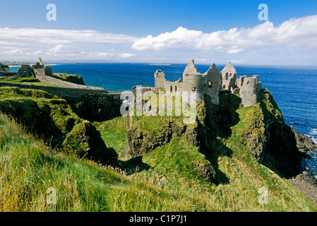 Royaume-uni, Irlande du Nord (Ulster), dans le comté d'Antrim, le château de Dunluce Banque D'Images