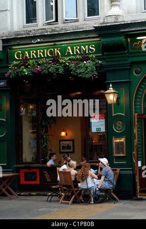 United Kingdom, London, West End, Leicester Square, Garrick Arms pub traditionnel Banque D'Images