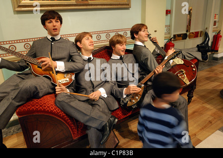 Royaume-uni, Londres, Marylebone, Madame Tussaud's Wax Museum, The Beatles Banque D'Images